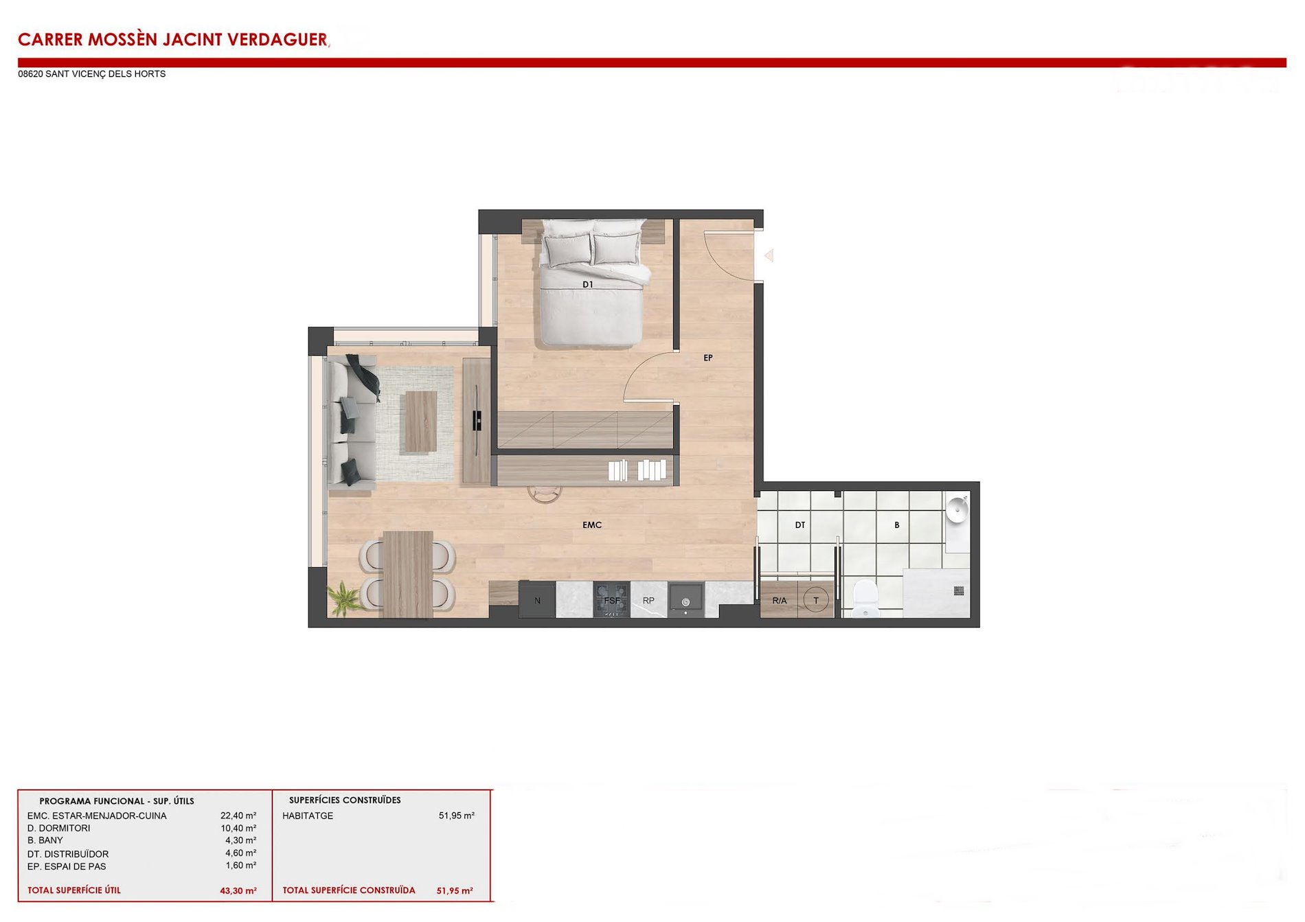 APARTMENT in SANT VICENÇ DELS HORTS
