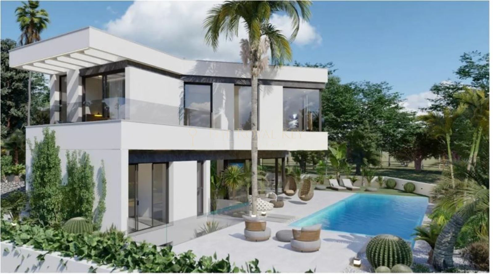 Nieuwe residentie van hoge standing villa's in Benidorm