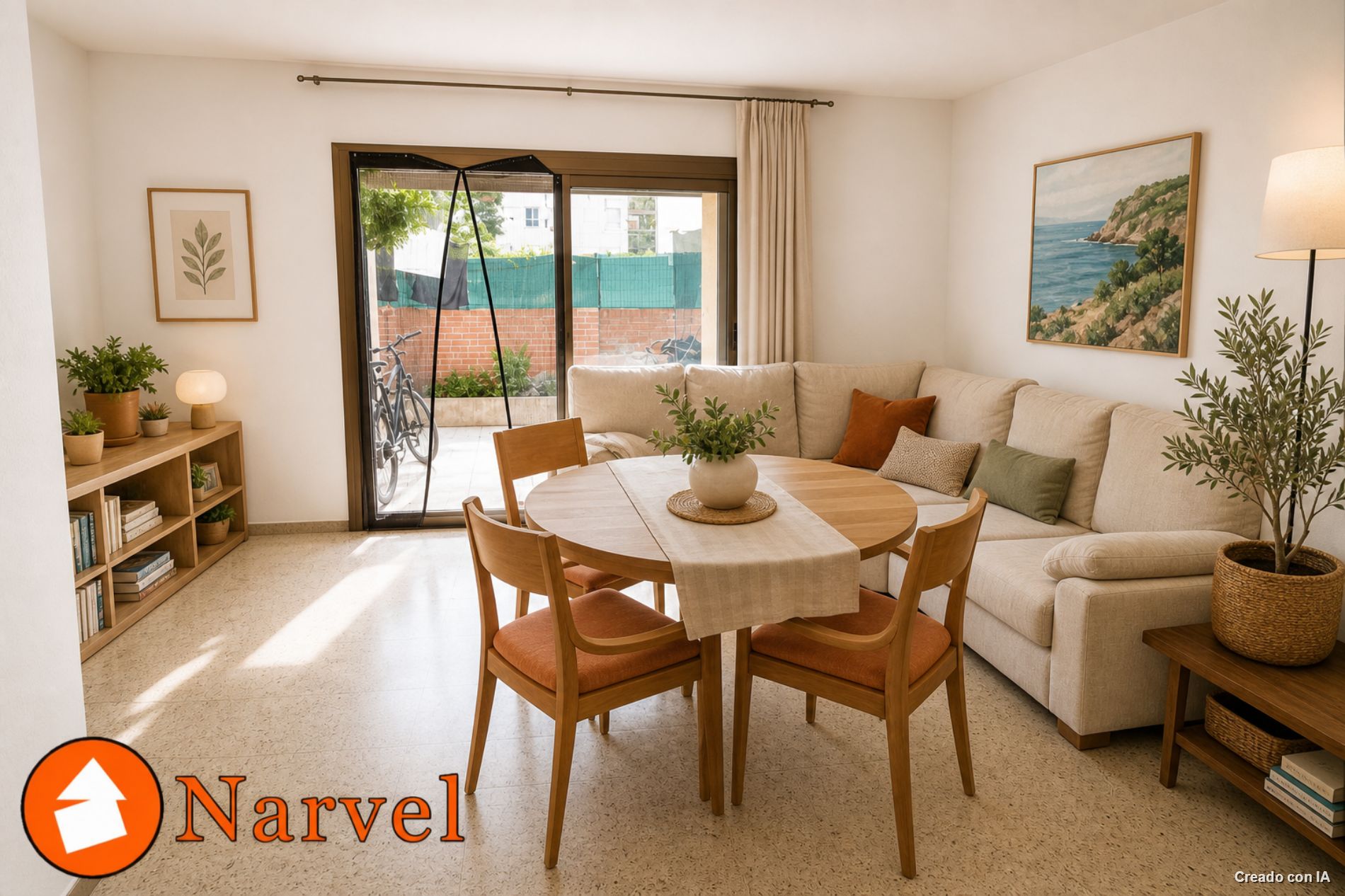 PISO DE 4 HABITACIONES CON TERRAZA